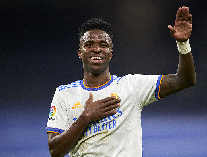 維尼修斯歐冠淘汰賽破門，創(chuàng)<a href='/news/tag/1068605.html' style='color: blue;'>巴西</a>球員新紀(jì)錄